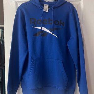 NWT Reebok Royal Blue Pullover Hoodie for men